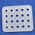 Professional Custom High Temperature Resistance Frosted Perforated Quartz Glass