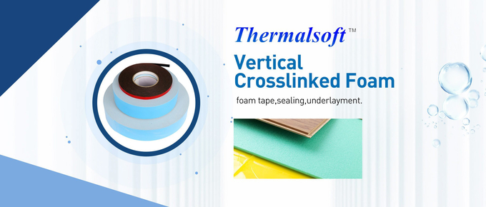 Double Coated Adhesive Polyethylene Foam Tape Material Flame Retardant Waterproof High Quality PE Foam / IXPE Foam