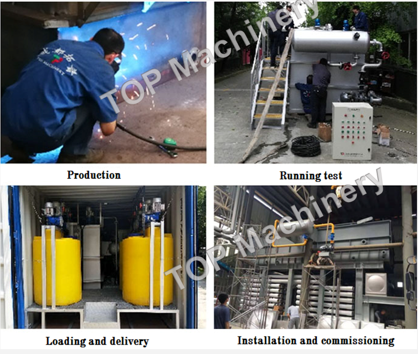 Bubble Filtration Water Device for Large-Scale Sewage Filtration Construction Site