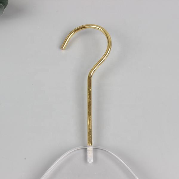 Ultra Thin Clear Acrylic Clothes Hangers Shirts Skirt Dress Suit