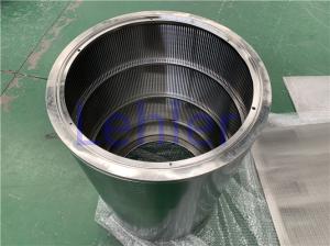 China Paper Industry Wedge Wire Basket Pressure Screen Basket Non - Clogging wholesale