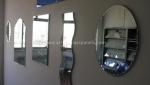 Aluminum 8mm Colored Silver Backed Mirror Glass Decoration and Furniture