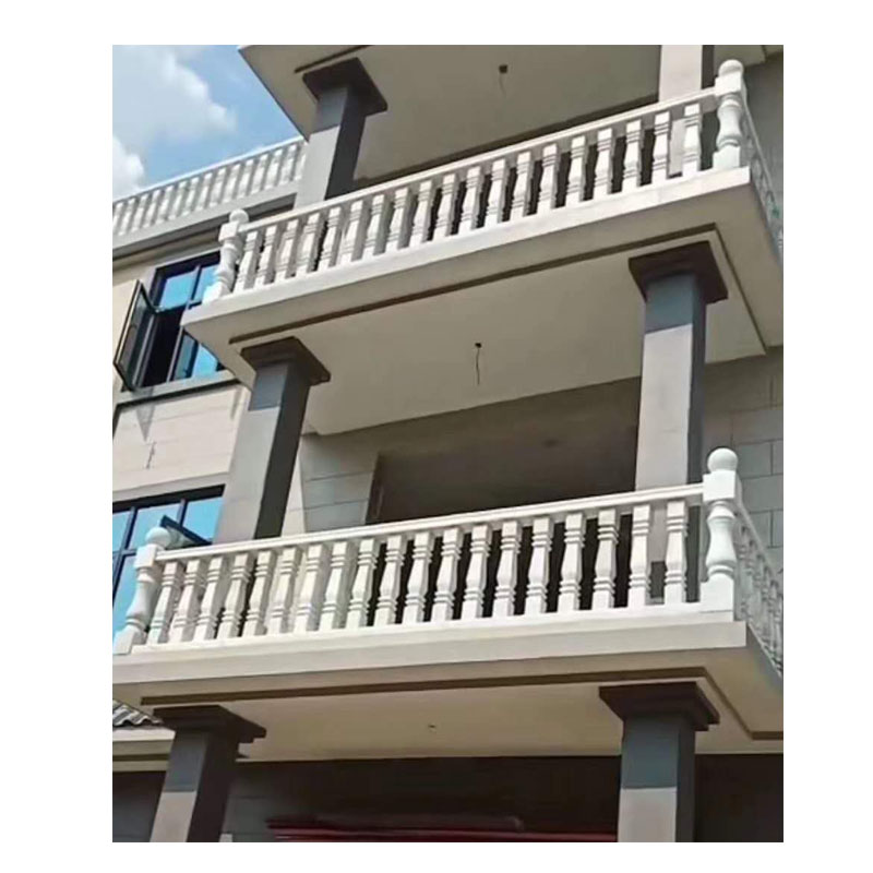 Stair Railings Handrails White Marble Stone Granite Railing Handrail Stone Balustrade