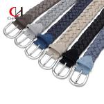 7cm Width Velvet Braided Belt 6 Color Ladies And Men'S Wax Cotton Rope