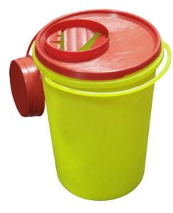 China Plastic Medical Sharps Container Syringe Needle Waste Disposal Containers Box wholesale