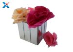 High Grade Clear Acrylic Box Display Cases , Mirror Acrylic Boxes For Flowers