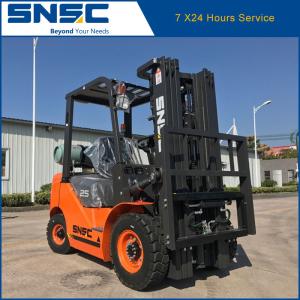 China High Lift 2500kg LPG Gas Forklift with Luxury Suspension Seat and Lift Height 5000mm wholesale