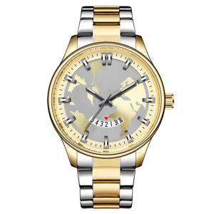 China Outdoor Sports Quartz Watch Waterproof with Calendar Steel Band Multi Function wholesale
