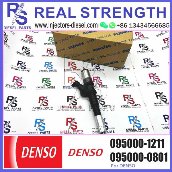 ommon Rail Diesel Fuel Injector 095000-1210 095000-1211 For KOMATSU Excavator 6156-11-3300 6156-11-3301