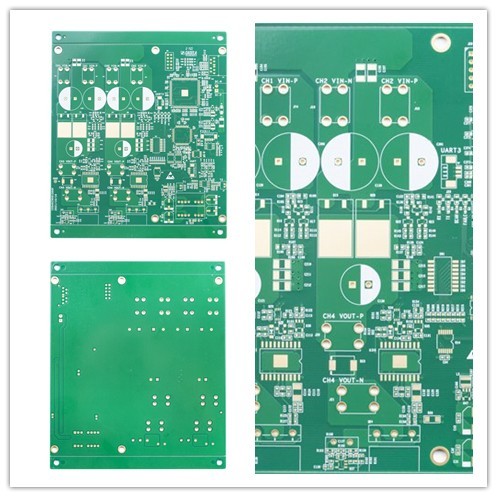 TG150 Halogen Free Fr4 PCB Board Double Sided 1.6mm 6mil Immersion Gold