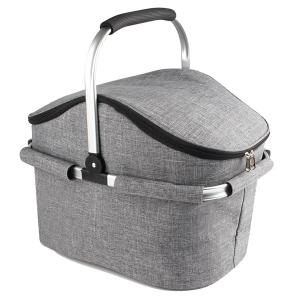 China Hand Collapsible BBQ Cooler Bag Folding Picnic Equipment Basket wholesale