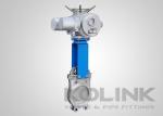 Electric Actuated Knife Gate Valve Motorised Automation Wafer Lugged