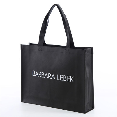 Laminated Hot Pressed Hand Non Woven Carry Bags Customized Environmental