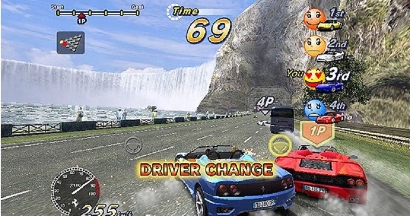 Speed Driver Coin Operated Arcade Machines , Outrun 4 Sp Amusement Arcade Machines