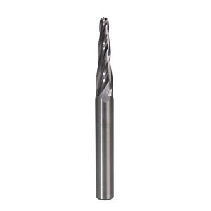 China Three Flute 12.7mm Shank Dia CNC Carving Bit Carbide Spiral Upcut 3D Router Bit wholesale
