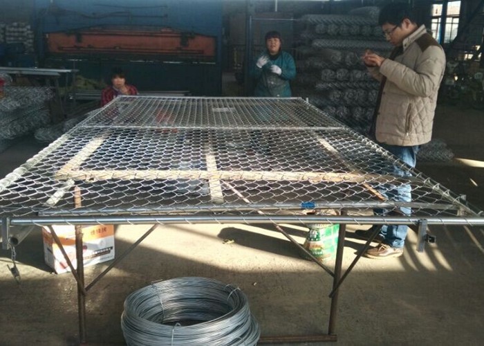 3.0mm Wire Dia Portable Chain Link Fence Various Types / Sizes SGS Certification
