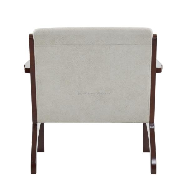 Living Room Modern Arm Sofa Fabric Chaise Lounge Single Sofa Chair with Wabi-Sabi Customized Design