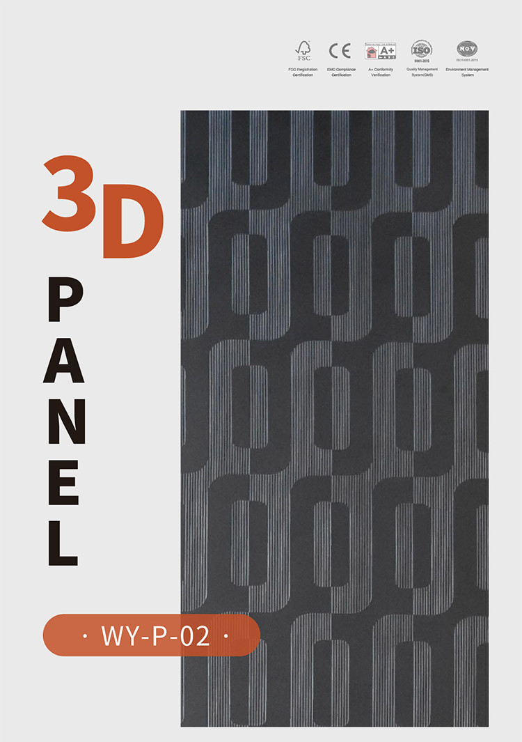 Office Room Interior 3D Decorative Wall Panels , MDF Wall Art Panels 1200x2400mm