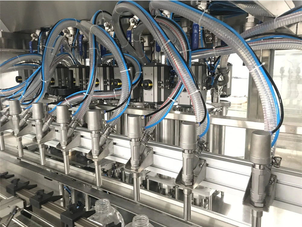 250ml Liquid Bottle Filling Machine Piston 8 Nozzle Soap Hotel Shampoo Filling
