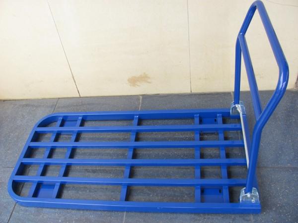 1200 X 600mm metal tube foldable trolley industrial equipments with powder paint