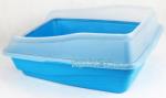 Luxury Cat Toilet Box Cat Litter Portable Freestyle Cat Toilet, Travel scoop