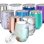 BPA Free 12oz Coffee Mug Wine Beer Stainless Steel Leak Proof