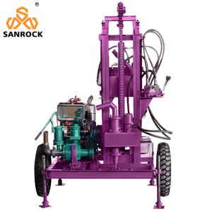 China Water Well Drilling Machine Hydraulic Bore Hole Mobile Water Drilling Rigs wholesale