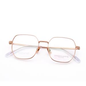 China Fashion Designer IP Plating Pure Titanium Optical Frames 88203 wholesale