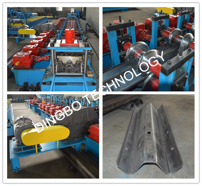 10m/Min Cr12Mov Blade Metal Guardrail Roll Forming Machine