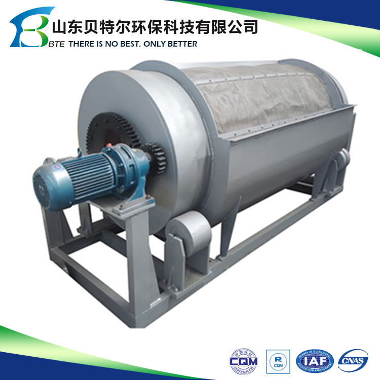 Food Beverage Vacuum Rotary Drum Filter for Sweet Potato Starch Treating Capacity 5-500cbm/hr