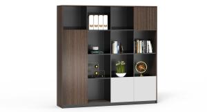 China Wooden Melamine Office Bookcase Cabinet For File Storage wholesale