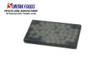 Peppermint flavors sugar free mints candy in black clear mintcard