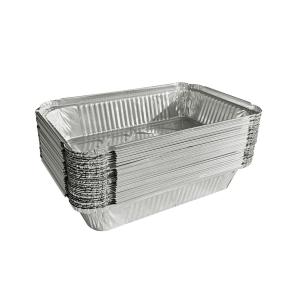 China Takeout Lunch Tableware Container Aluminum Foil Pans for BBQ Tray and Food Packaging wholesale