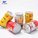 250ml 310ml Metal Soda Can Customized Tin Plate Container ISO9001