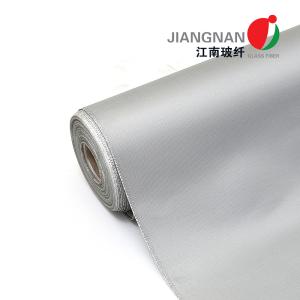 China Heavy Duty PU Coated Fiberglass Fabric For Welding Splash Blanket Fire Retardant Drapery Fabric wholesale