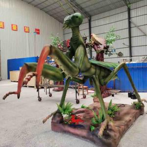 China Musement Realistic Animatronic Animals Mantis Model Children Age wholesale