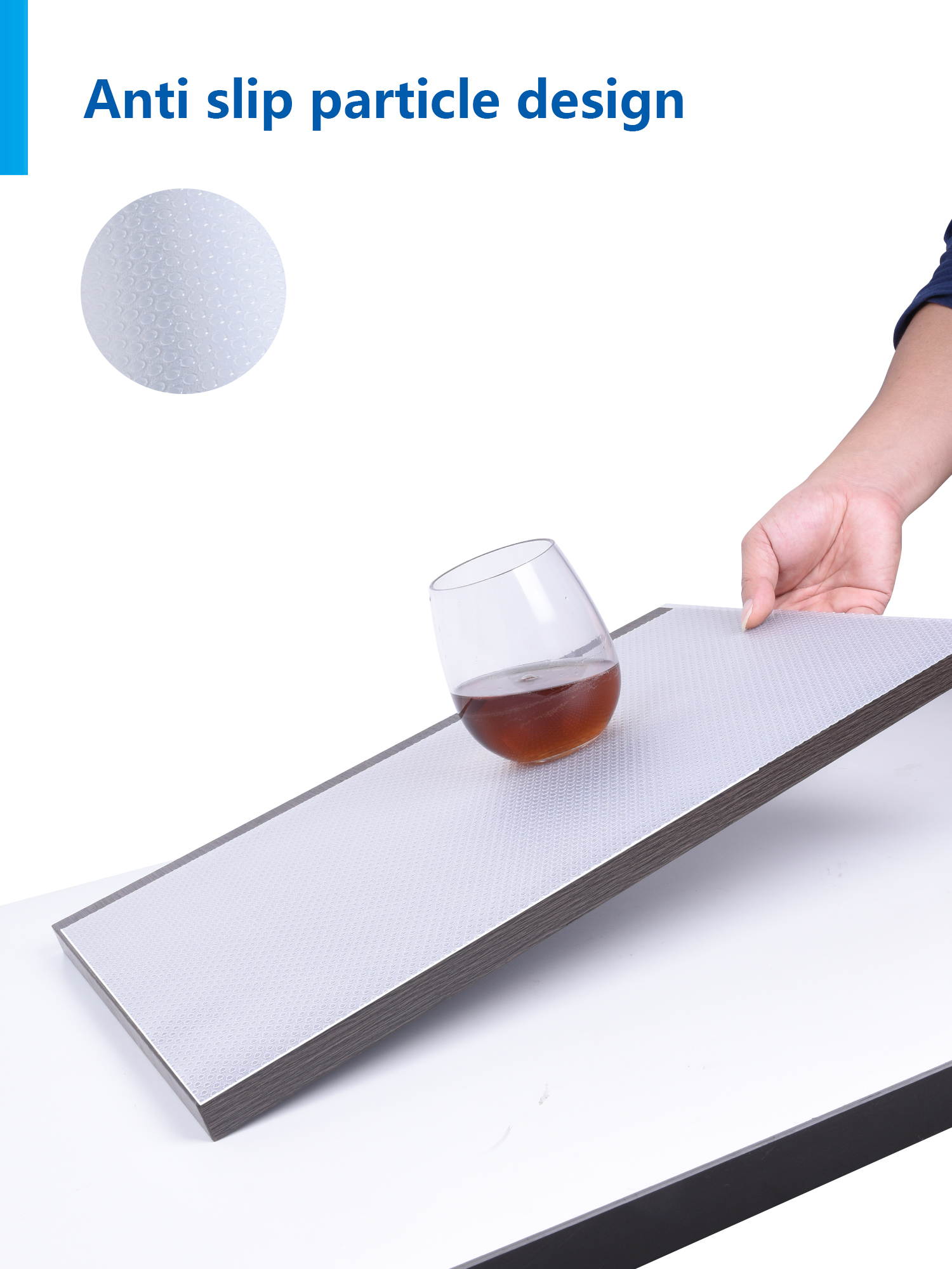 Plastic Pink Shelf Liners for Home and Kitchen Cabinets Rectangle Shape Waterproof
