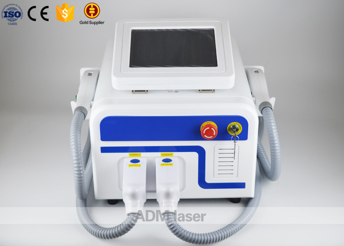 IPL SHR Laser Hair Removal Machine 2500W Power With Double Treatment Heads