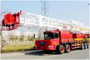 China XJ450 Engine 403KW API Truck Mounted Drilling Rig wholesale