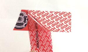 China Anti Tamper Stickers / Custom Tamper Proof Labels For Police Security Department wholesale