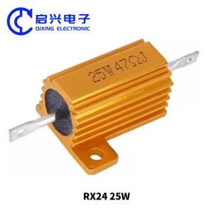 China RX24 Gold Aluminum Case Resistor 25w 47 ohm wholesale