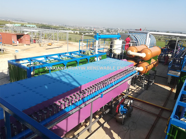 Waste Oil Sludge Pyrolysis Plant Non Pollution Waste Plastic Pyrolysis Plant