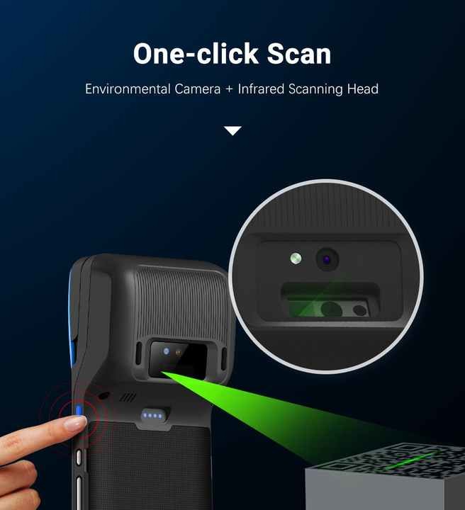 Contactless Android POS System 5.5'' Touch Screen With 58mm Built In Printer
