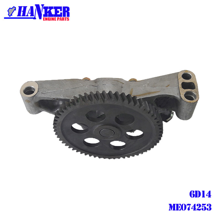 6D16 FUSO Engine Auto Oil Pump For Mitsubishi ME074253 With 59 Teeth