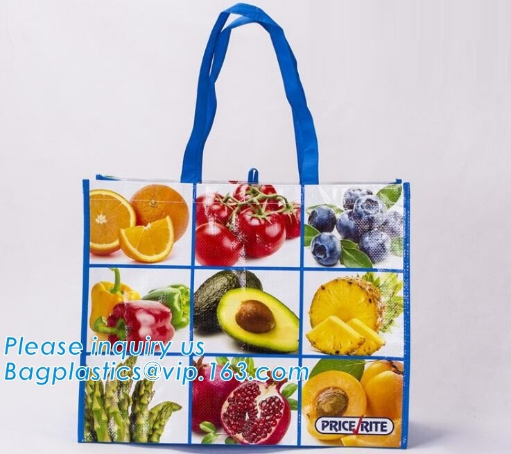 Popular Foldable Reusable Laminate Cheap Print Tote PP Woven Shopping Bag,China cheap custom logo pp woven recycle shopp