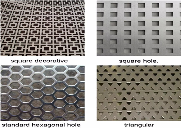 25mm Hexagonal 1m Galvanized Decorative Panels Perforated Metal Screen Sheet