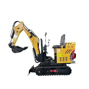 China 8.2Kw Yellow Mini Track Excavator 800kg JG-08 730mm Without Sunroof wholesale