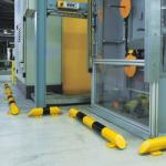 Black Bull Collision Protection Barriers Hardware Fabrication 86x400mm