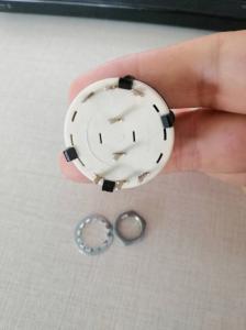 China 20mm Rotary Custom Potentiometer Knobs Markings Option Golden wholesale