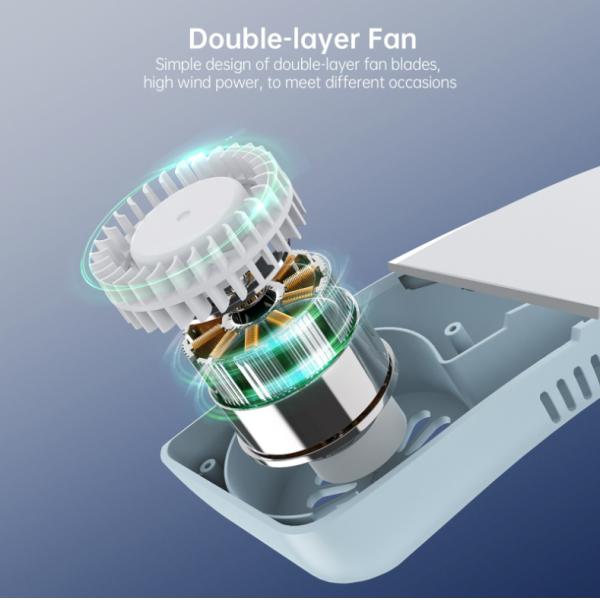 App-Controlled TPC Charging Bladeless Hanging Neck Fan Your Ultimate Cooling Partner